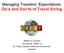 Managing Travelers Expectations: Do s and Don ts of Travel Giving