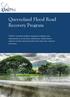 Queensland Flood Road Recovery Program