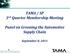 TAMA / SP 3 rd Quarter Membership Meeting. Panel on Greening the Automotive Supply Chain. September 8, 2011