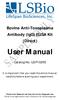 User Manual. Bovine Anti-Toxoplasma Antibody (IgG) ELISA Kit (Direct) Catalog No. LS-F10255