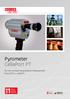 Pyrometer CellaPort PT. for non-contact temperature measurement from 0 C to C