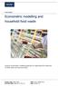 Econometric modelling and household food waste