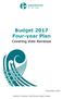 Budget 2017 Four-year Plan
