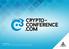 LEAFLET 2018 MEET THE INTERNATIONAL CRYPTO COMMUNITY IN THE HEART OF EUROPE. C³ Crypto Conference GmbH Friedrichstraße Berlin Germany