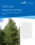 Cold Lake expansion project