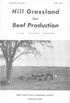 Hill Grassland. Beef Production. for OHIO AGRICULTURAL EXPERIMENT STATION WOOSTER, OHIO RESEARCH CIRCULAR 15 APRIL H. L. Borst.