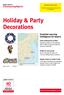 Holiday & Party Decorations