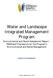 Water and Landscape Integrated Management Program