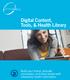 Digital Content, Tools, & Health Library