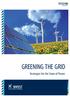 GREENING THE GRID. Strategies for the State of Power