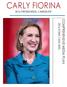 CARLY FIORINA COMPREHENSIVE MEDIA PLAN 2016 PRESIDENTIAL CANDIDATE 2016 IOWA CAUCUSES
