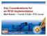 Key Considerations for an RFID Implementation. Mark Roberti Founder & Editor, RFID Journal