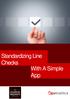 Standardizing Line Checks With A Simple App