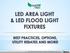 Area Light  Fixtures. Flood Light