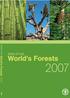 STATE OF THE World s Forests 2007 FAO. STATE OF THE World s Forests