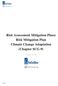 Risk Assessment Mitigation Phase Risk Mitigation Plan Climate Change Adaptation (Chapter SCG-9)