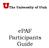 The University of Utah. epaf Participants Guide