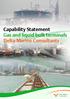 Capability Statement Gas and liquid bulk terminals Delta Marine Consultants