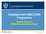 Updates from WMO GAW Programme