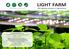 LIGHT FARM LED lighting solution in Agriculture