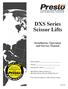 DXS Series Scissor Lifts