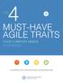 MUST-HAVE AGILE TRAITS