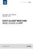 EASY GLASS MOD 6400 BASE GLASS CLAMP
