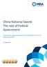 China National Sword: The role of Federal Government. A discussion paper prepared for the Australian Council of Recycling (ACOR)