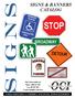 STOP SIGNS & BANNERS CATALOG BROADWAY OKLAHOMA CORRECTIONAL INDUSTRIES