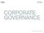 CORPORATE GOVERNANCE Approved by the Board of Directors in March 2017