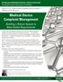 Medical Device Complaint Management