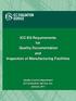 ICC-ES Requirements for Quality Documentation and Inspection of Manufacturing Facilities