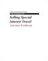 Selling Special Interest Travel