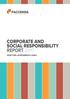 CORPORATE AND SOCIAL RESPONSIBILITY REPORT 2017 OBJECTIVES, ACHIEVEMENTS & GOALS
