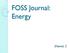 FOSS Journal: Energy. (Name) 2