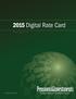 2015 Digital Rate Card