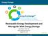 Renewable Energy Development and Microgrids With Energy Storage