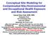 Conceptual Site Modeling for Contaminated Site/Environmental and Occupational Health Exposure and Risk Assessment