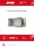KWP-L TECHNICAL DOCUMENTATION SMOKE &FIRE ZONE. Fire Damper