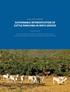 EXECUTIVE SUMMARY SUSTAINABLE INTENSIFICATION OF CATTLE RANCHING IN MATO GROSSO
