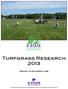 Turfgrass Research Report of Progress Kansas State University Agricultural Experiment Station and Cooperative Extension Service