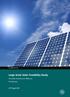 Large Scale Solar Feasibility Study