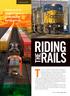 RIDING RAILS. The romance of the railroad is deeply embedded in THE