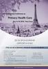 Primary Health Care. Aug 16-18, 2018 Paris, France 2018 SPONSORSHIP OPPORTUNITIES. Step up as a Sponsor! Network beyond borders!