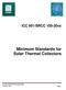 ICC 901/SRCC xx Minimum Standards for Solar Thermal Collectors