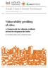 Vulnerability profiling of cities A framework for climate-resilient urban development in India