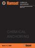 CHEMICAL ANCHORING. Specifi ers Anchoring Resource Book Book 3.3 of 3 CHEMICAL ANCHORING