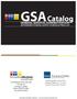 GSA Catalog GENERAL SERVICES ADMINISTRATION AUTHORIZED FEDERAL SUPPLY SCHEDULE PRICE LIST