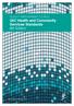 QUALITY IMPROVEMENT COUNCIL QIC Health and Community Services Standards 6th Edition