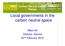 Local governments in the carbon neutral space